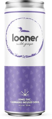 Looner Wild Grape Thc Soda