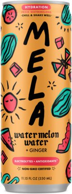 Mela No Sugar Watermelon Ginger Flavored Water