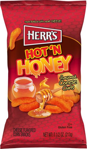 Herr's Hot Honey Cheese Curls