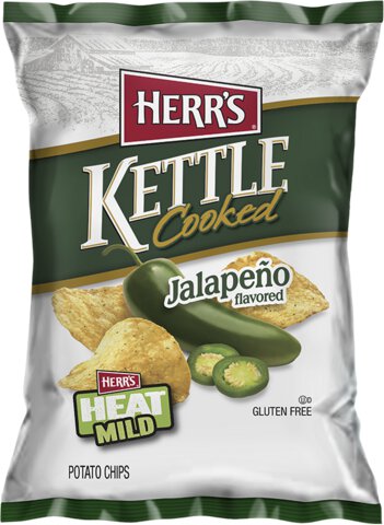 Herr's Jalapeno Kettle Cooked Potato Chips