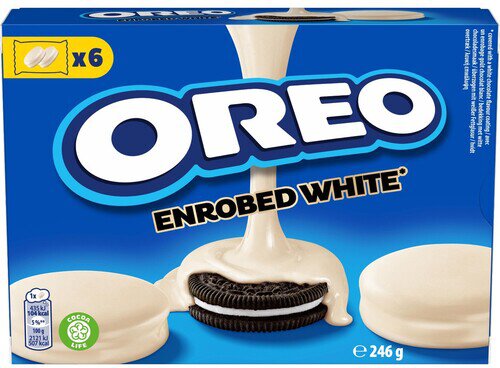 Oreo Enrobed White Chocolate 530kcal