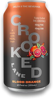 Crooked Bev Blood Orange 10mg THC + 10mg CBD