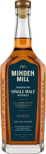 Minden Mill Distilling 5 Yeras Old Nevada Non-Chill Filtered American Single Malt Whiskey