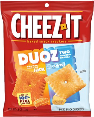Cheezit Duoz Cheddar Jack Baby Swiss Bag