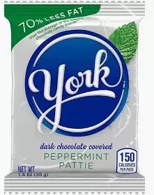 York Peppermint Pattie With Dark Chacolate