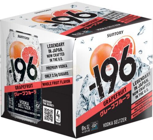 -196 Grapefruit Vodka Seltzer