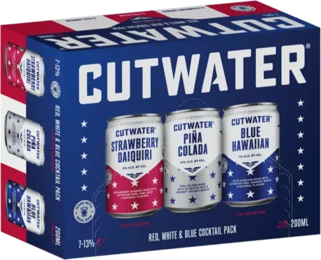 Cutwater Red White Blue Cocktail Pack