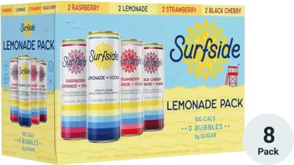 Surfside Lemonade Vodka Soda Variety Pack