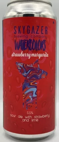 Skygazer Watercolors Strawberry Margarita Sour Ale