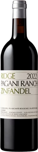 Ridge Pagani Ranch Zinfandel