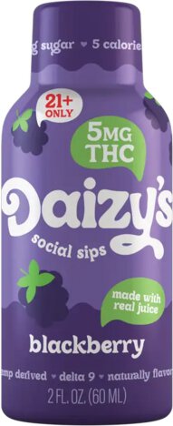 Daizy's Blackberry 5mg THC Social Sips