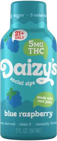 Daizy's Blue Raspberry 5mg THC Social Sips