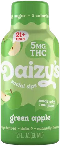 Daizy's Green Apple 5mg THC Social Sips