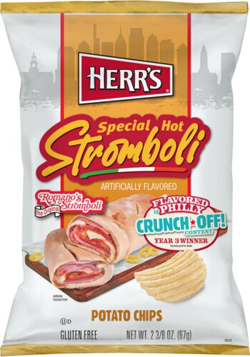 Herr's Philly Special Hot Stromboli Flavored Ripple Chips
