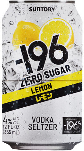 Minus 196 Lemon Vodka Cocktail Zero Sugar 12OZ - The Party Source Minus 196 Lemon Vodka Cocktail Zero Sugar 12OZ - The Party Source