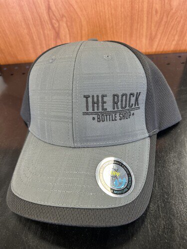 Rock Cap Embroidered Grey Black