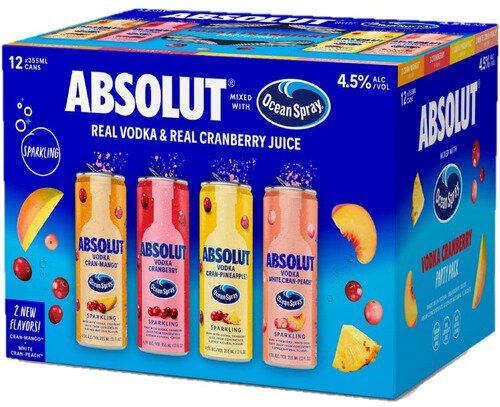 Absolut Ocean Spray Variety Pack