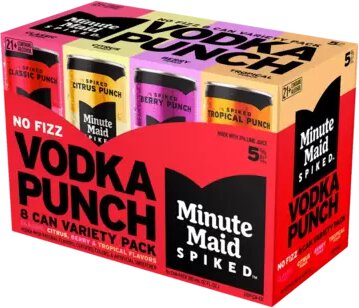 Minute Maid Spiked Vodka Punch Variety