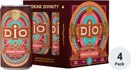 DIO Tahitian Vanilla Espresso Martini 4PK - 4x200ml