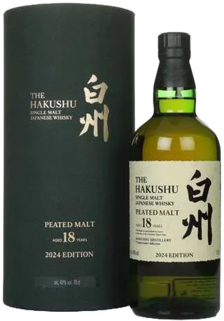 The Hakushu Aged 18 Years Edition Peated Malt Single Malt Japanese Whisky