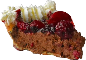 Noble Pies - Chocolate Truffle Pie with Mixed Berry Sauce