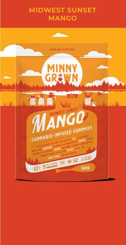 Minny Grown Mango 5mg Thc Gummies