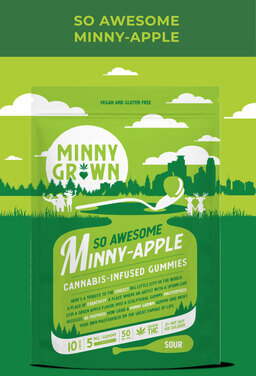 Minny Grown Minny Apple 5mg Thc Gummies