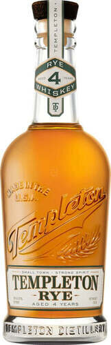 TEMPLETON RYE WHISKEY 4 YEAR