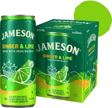 Jameson Ging & Lime Rtd