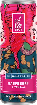 Collective Arts Raspberry & Vanilla 10mg THC Sparkling Juice