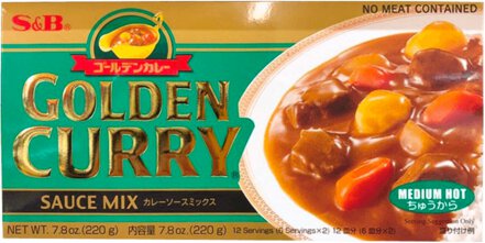 S&B Golden Curry (Medium Hot) 7.8oz