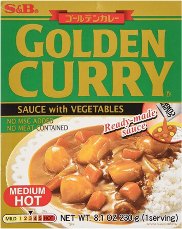 S&B Golden Curry Medium Hot Ready Made Sauce