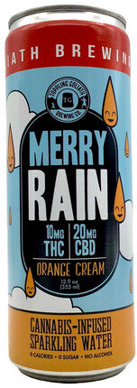 Toppling Goliath Marry Rain Orange Cream Cannabis Infused Sparkling Water