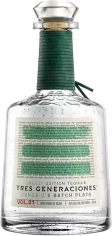 Tres Generaciones Conobio's Batch Plata limited Edition Vol. 1 90 Proof