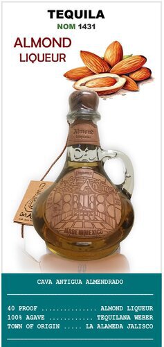 Cava Antigua Almond Tequilla 40 Proof