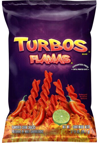 Turbos Fritos Corn Snacks Flamas