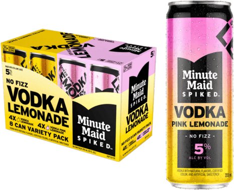 Minute Maid Spiked Lemonade Variety Pack, 8-Pack CANS