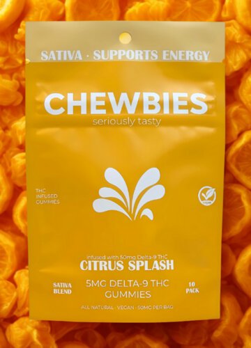 Chewbies Citrus Splash 5mg THC Gummies