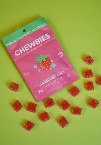 Chewbies Strawberry Chill 5mg THC Gummies