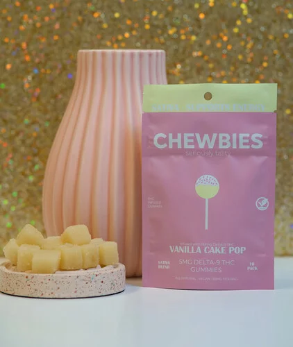 Chewbies Vanilla Cake Pop 5mg THC Gummies