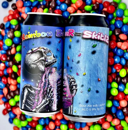 Rotunda Rainbow Beer Skitlz 2pk 16oz Can