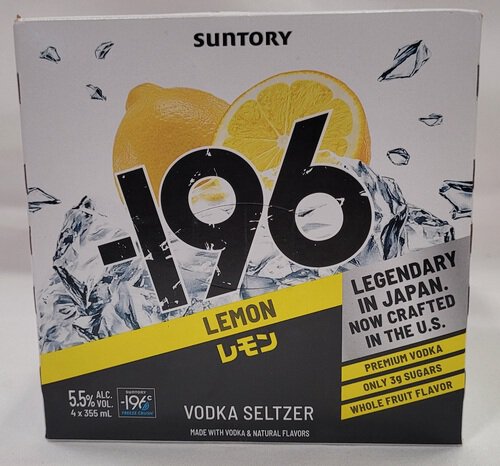 196 Lemon Vodka Seltzer