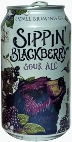 Odell Brewing Sippin Blackberry Sour Ale