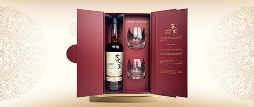 Indri Trini Three Wood Single Malt Glass Gift Set