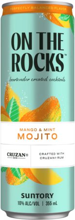 On The Rocks Mango & Mint Mojito Cocktail Can