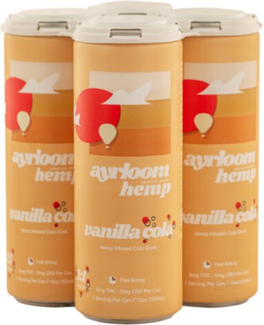 Ayrloom Hemp Vanilla Cola Sparkling Water