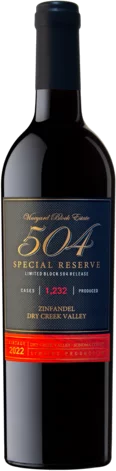 Vineyard Block Estate - Block 504 Special Reserve Dry Creek Zinfandel