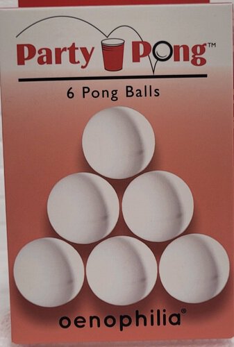 Carded Pong Balls 6 Count