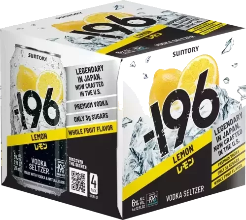 196 Lemon Vodka Seltzer