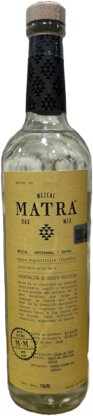 Matra Mezcal Espadin Artesanal 100 Joven Mexico Oaxaca